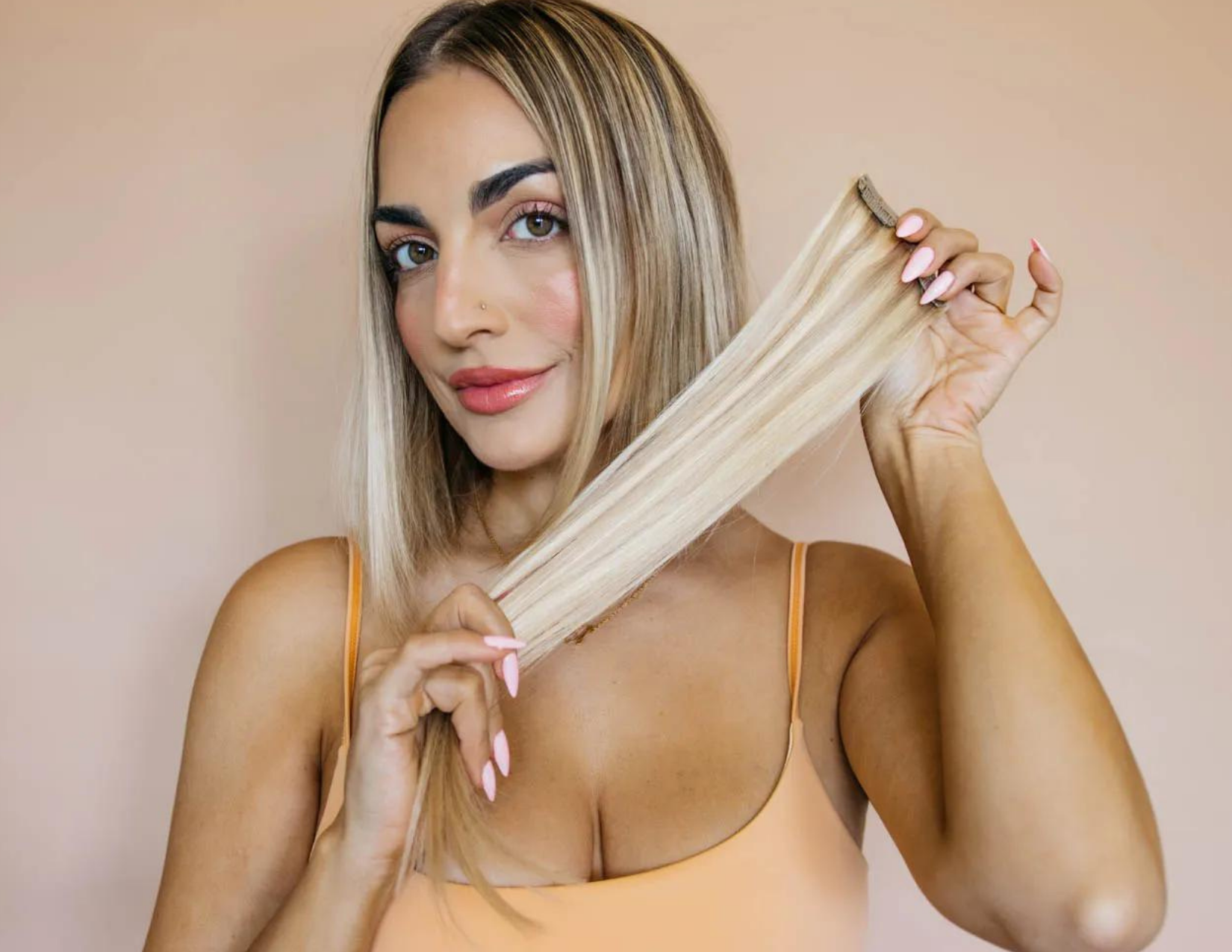 Cashmere Hair Seamless Clip In Extensions Sunset Blonde