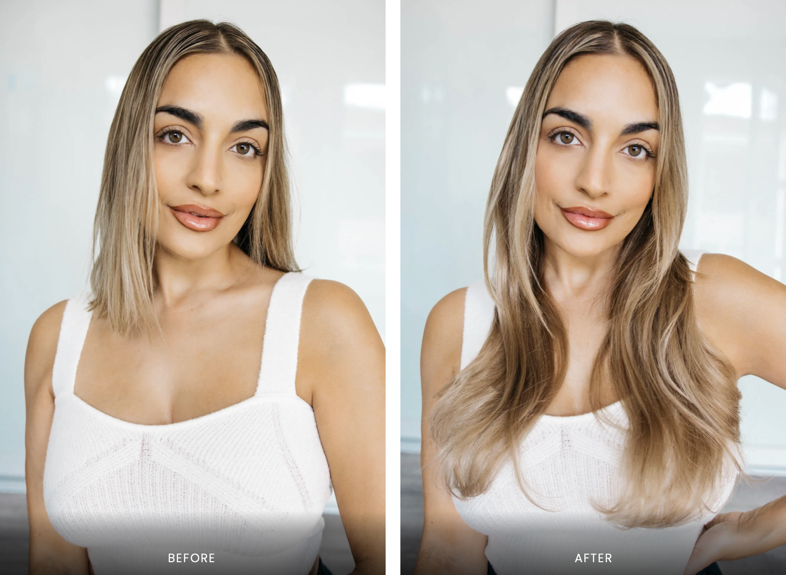 Seamless Clip-In Extensions for Fine Hair - LOVE, OLIA