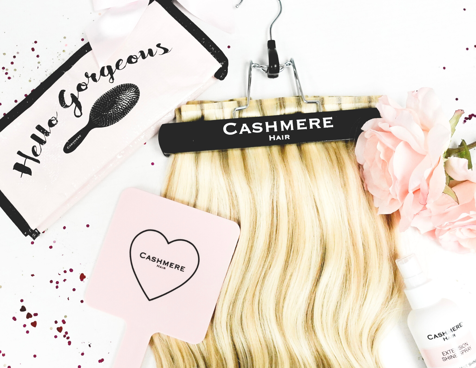 Cashmere Hair Extensions - Valentine's Day