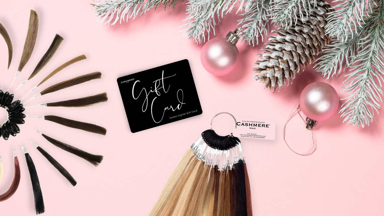 cashmere hair color ring and gift card