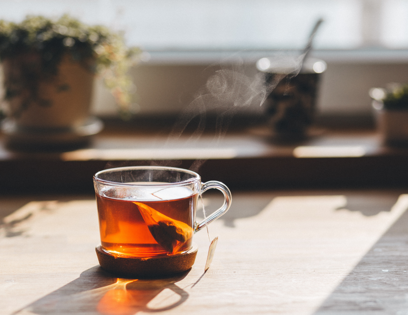 Green tea in cup