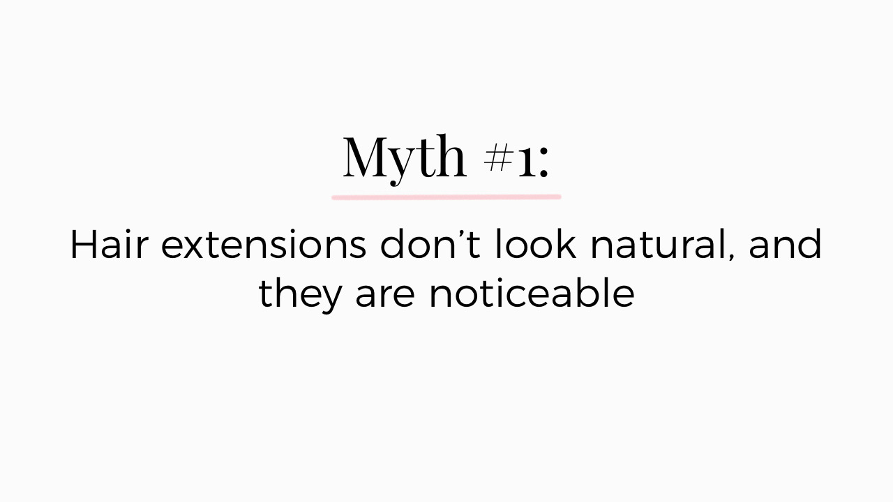 Clip In Hair Extension Myths