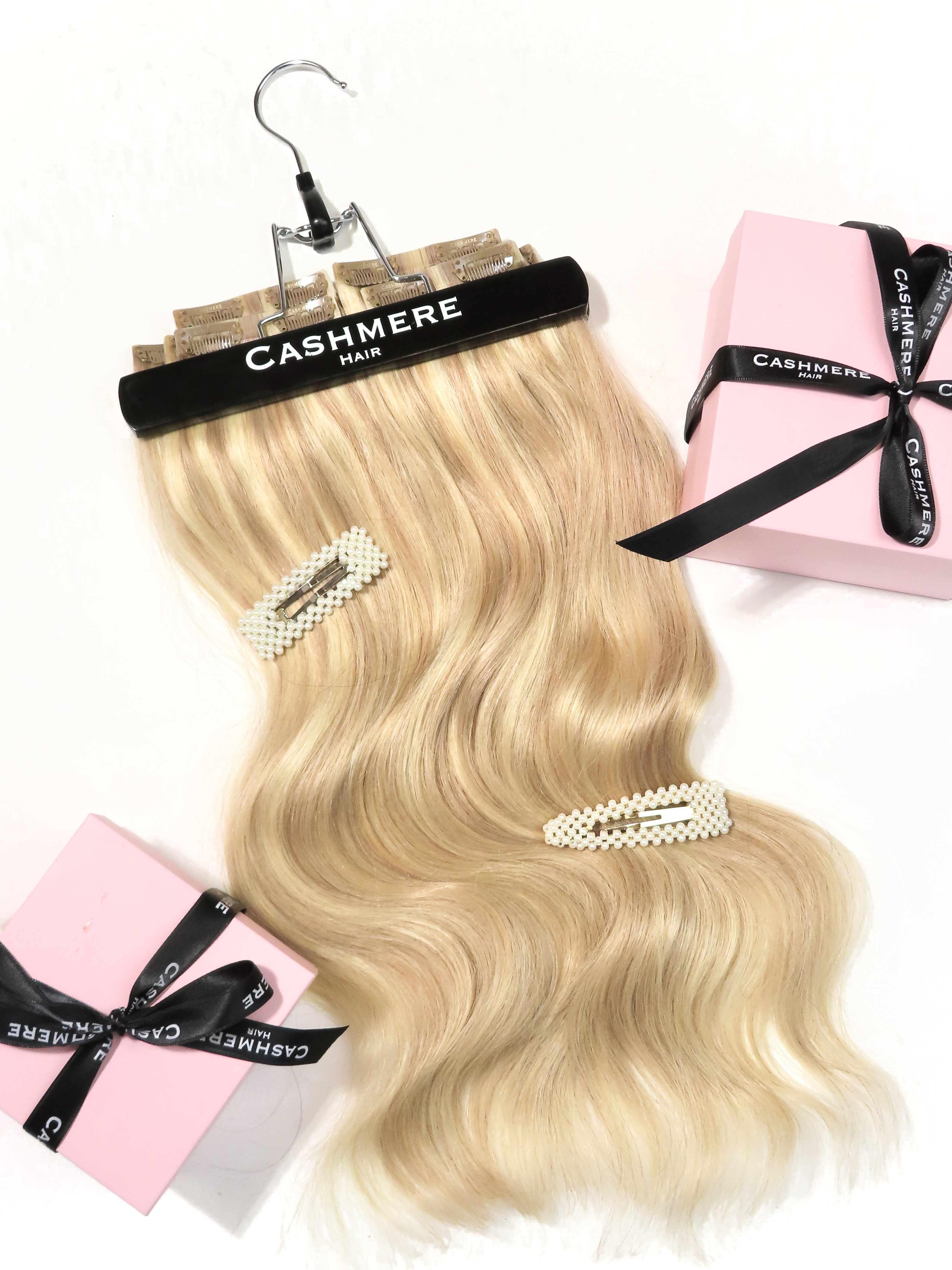 Cashmere hair classic clip-in extensions 