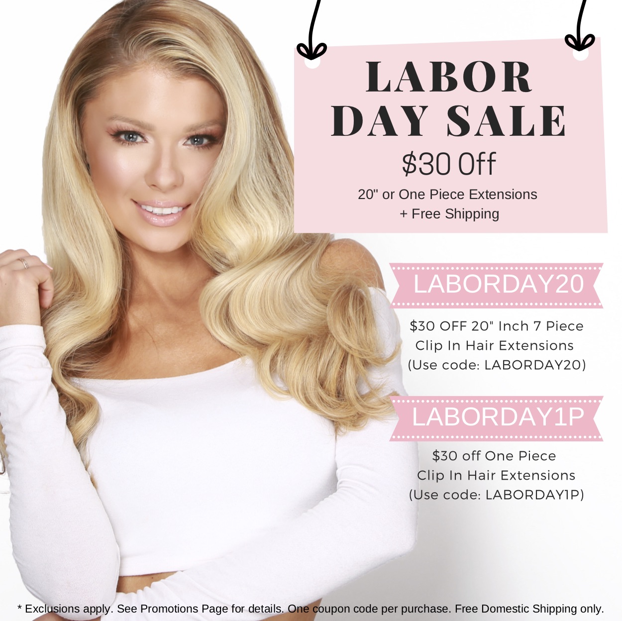 Labor Day Sale 30 off 20" Or One Piece Extensions CASHMERE HAIR