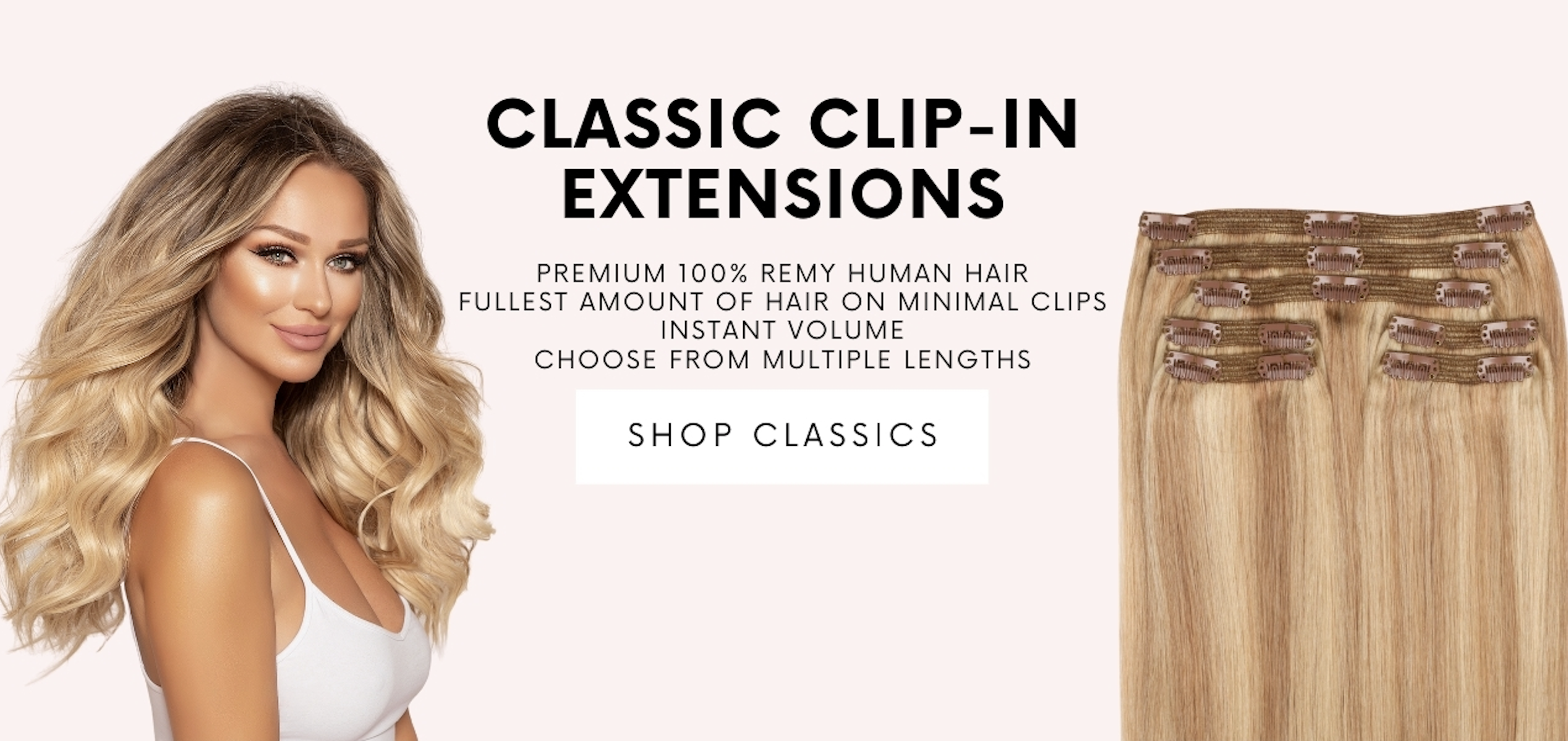 Cashmere Hair Classic Clip In Extensions