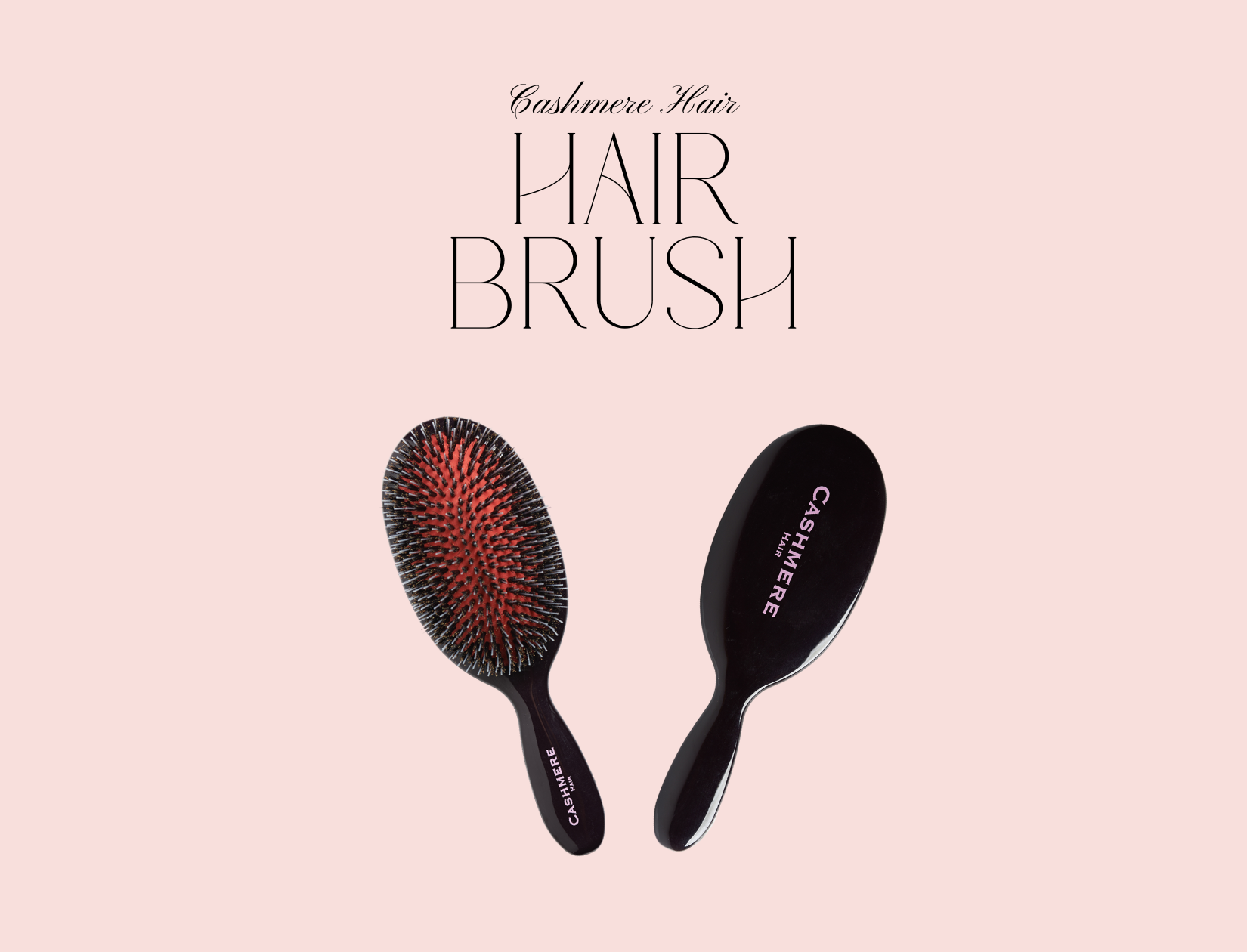 cashmere hair hair brush front and back